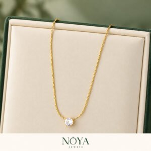 Stone Studded Hexagonal Pendant
