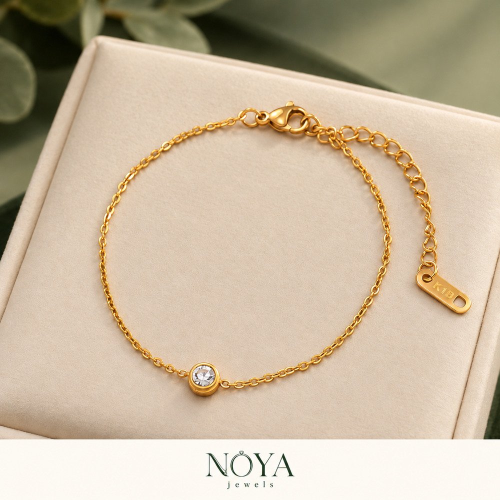 Contemporary Wraparound Bracelet – Solitaire