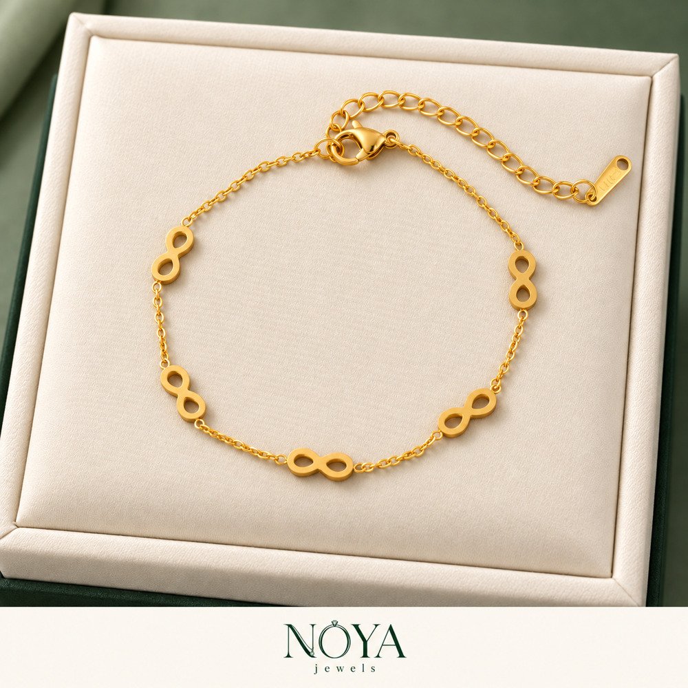 Infinity Themed Wraparound Bracelet – Triple Infinity