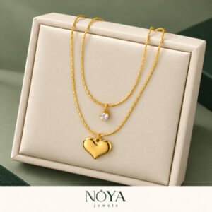 Heart Themed Layered Pendant