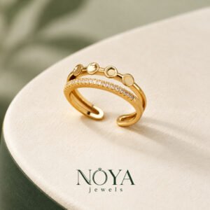 Contemporary Style Adjustable Ring