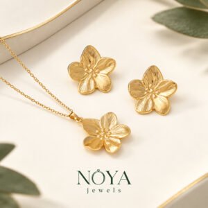 Floral Themed Jewellery Set