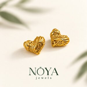 Heart Themed Stud Earrings